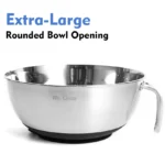 stainless steel mixing bowl with handle and suction cup