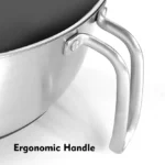 stainless steel mixing bowl with handle and suction cup